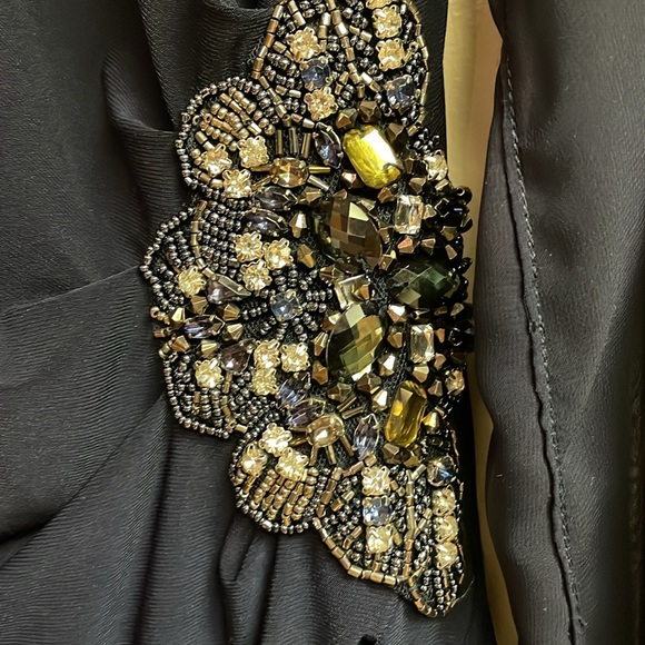 Navy Dress wedding or evening size 4 - Picture 2 of 7